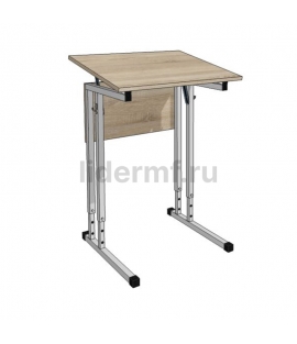 Стол ученический 1-местный регулируемый по высоте и углу наклона столешницы